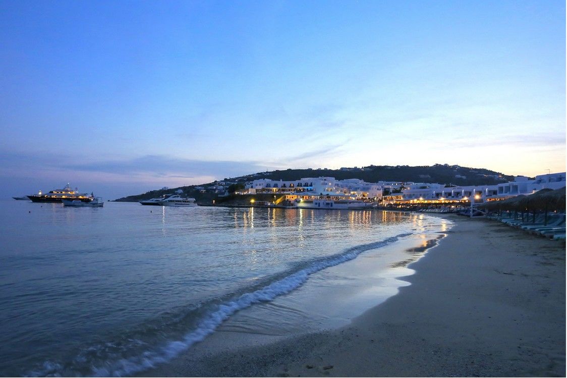 Mykonos Palace Beach Hotel Mykonos Town Екстериор снимка